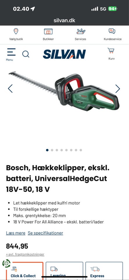 Hækklipper, Bosch