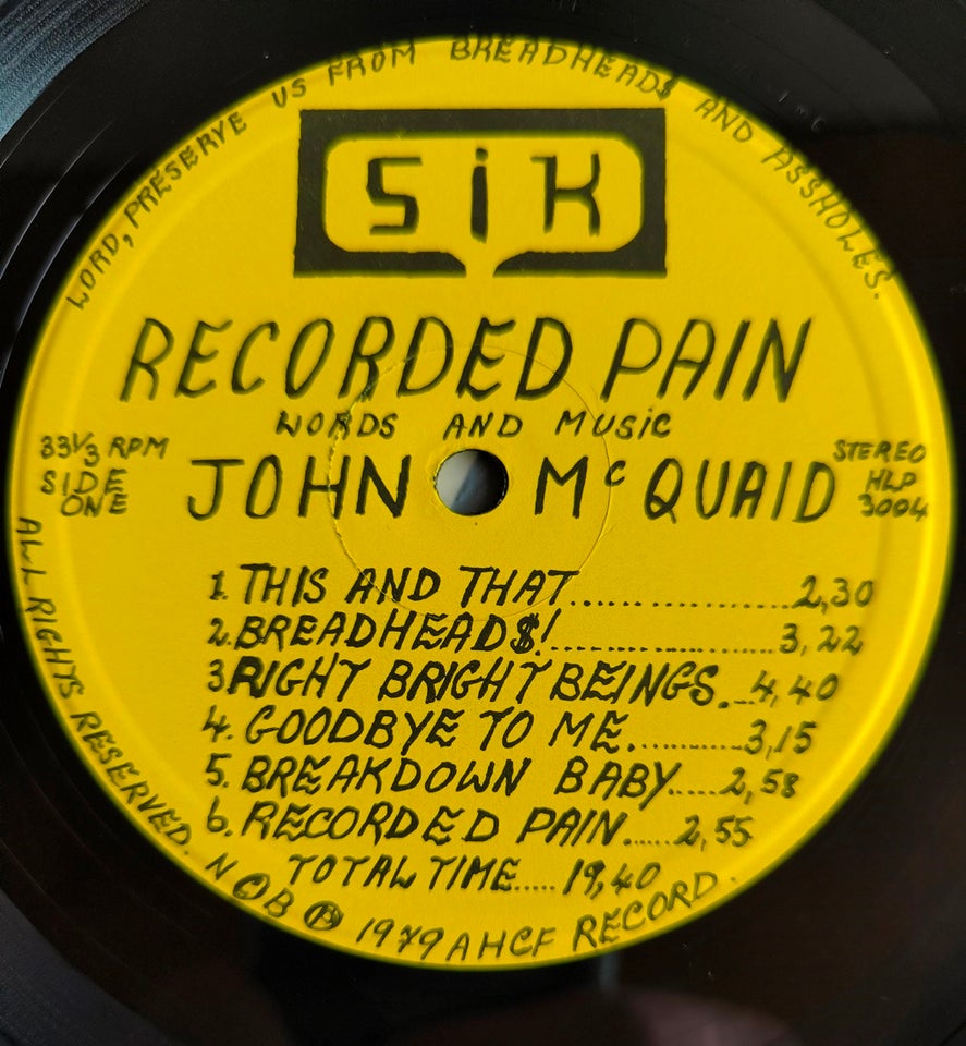 LP, John McQuaid