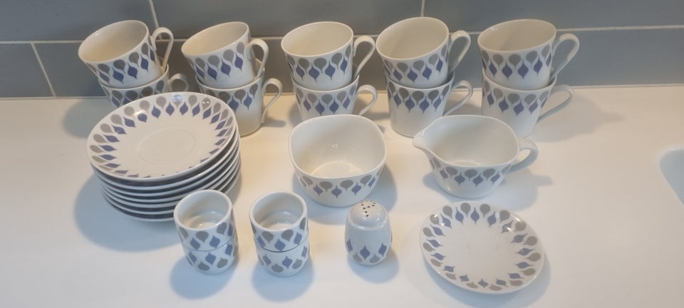 Porcelæn Kaffestel med mere