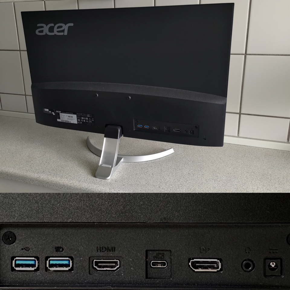 ACER fladskærm RC271U 27"