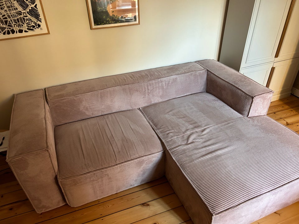 Sofa velour 3 pers