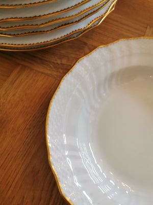 Porcelæn Tallerken dyb og flad