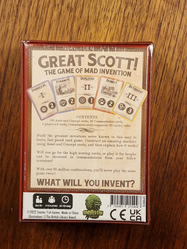 Great Scott! (Uåbnet) brætspil