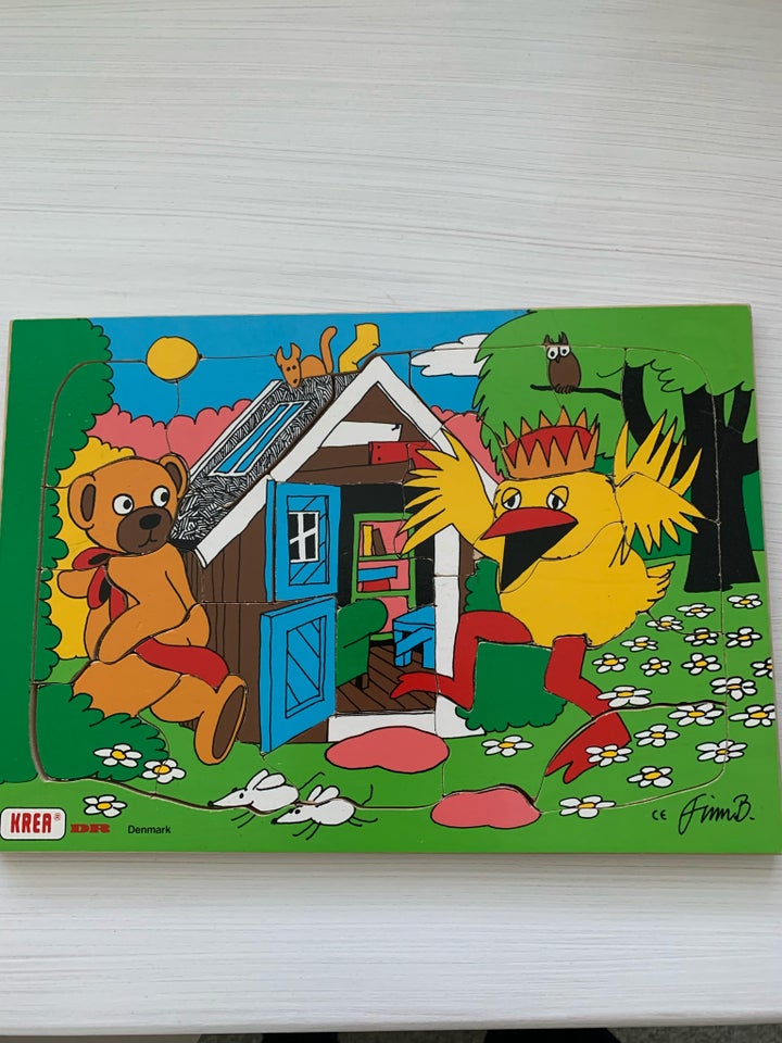 Bamse og kylling, Krea, puslespil