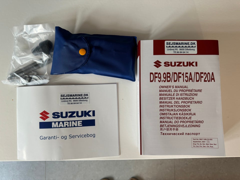 Suzuki påhængsmotor 20 hk benzin