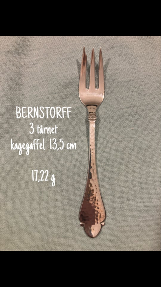 Sølvtøj 3 tårnet  Bernstorff