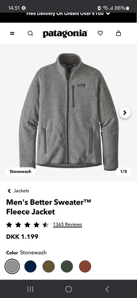 Fleece, Patagonia , str. M