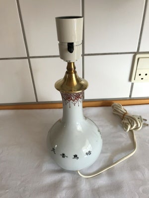 Porcelæn Lampe  Kina