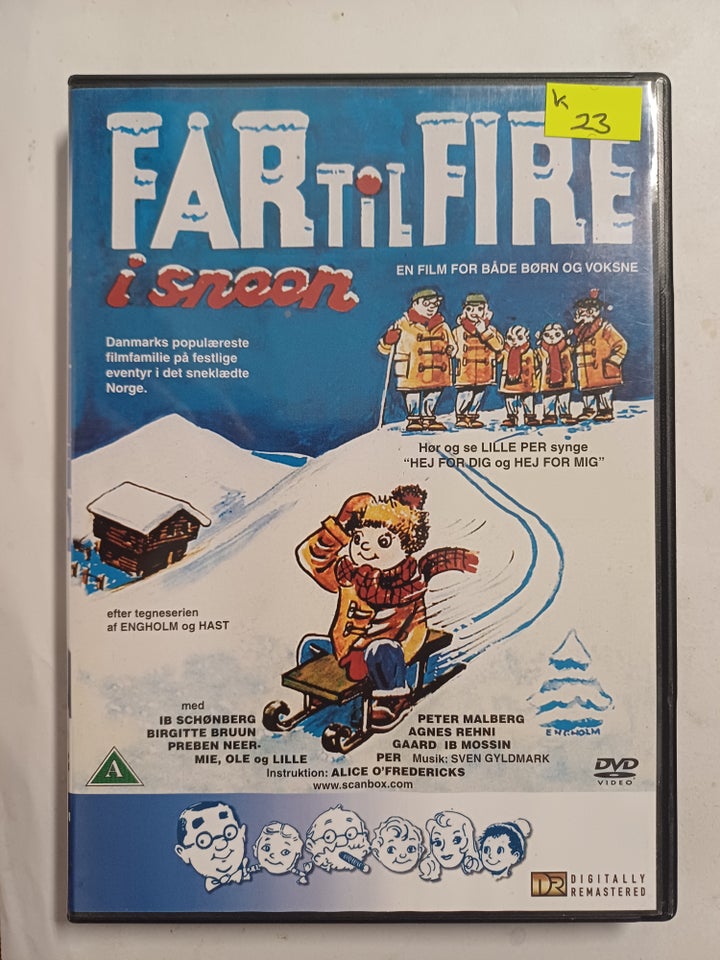 Far til fire I sneen DVD