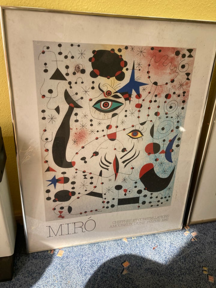 Plakat Miró motiv: Abstrakt