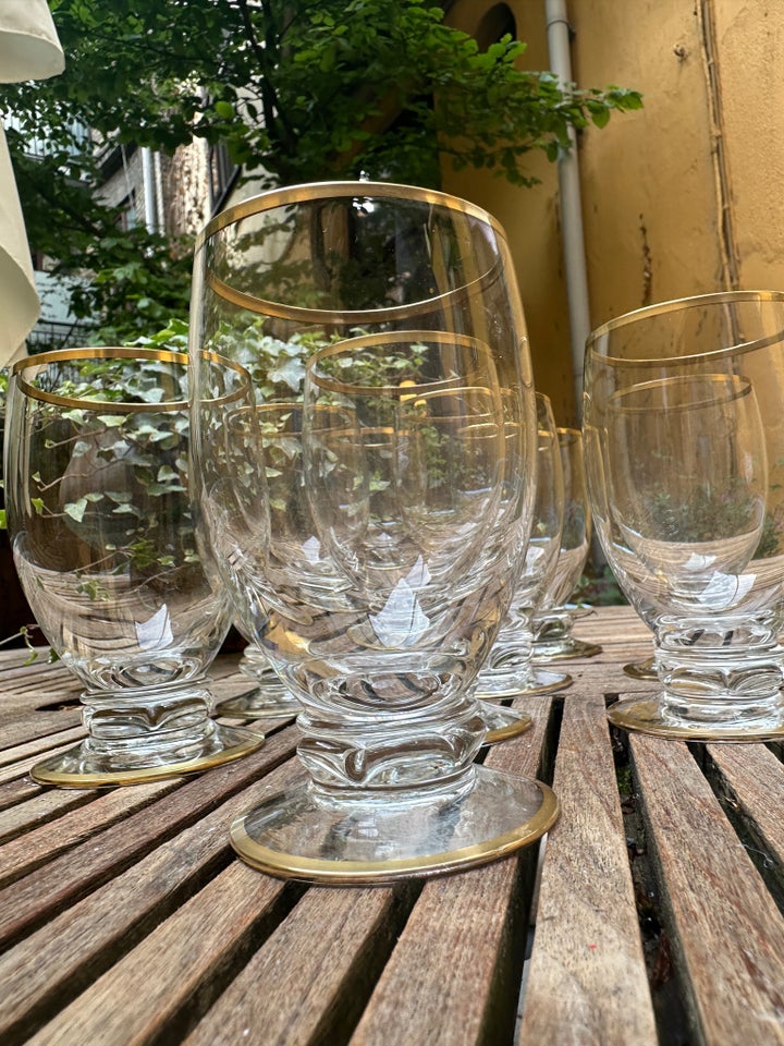 Glas Vand og øl glas Holmegaard