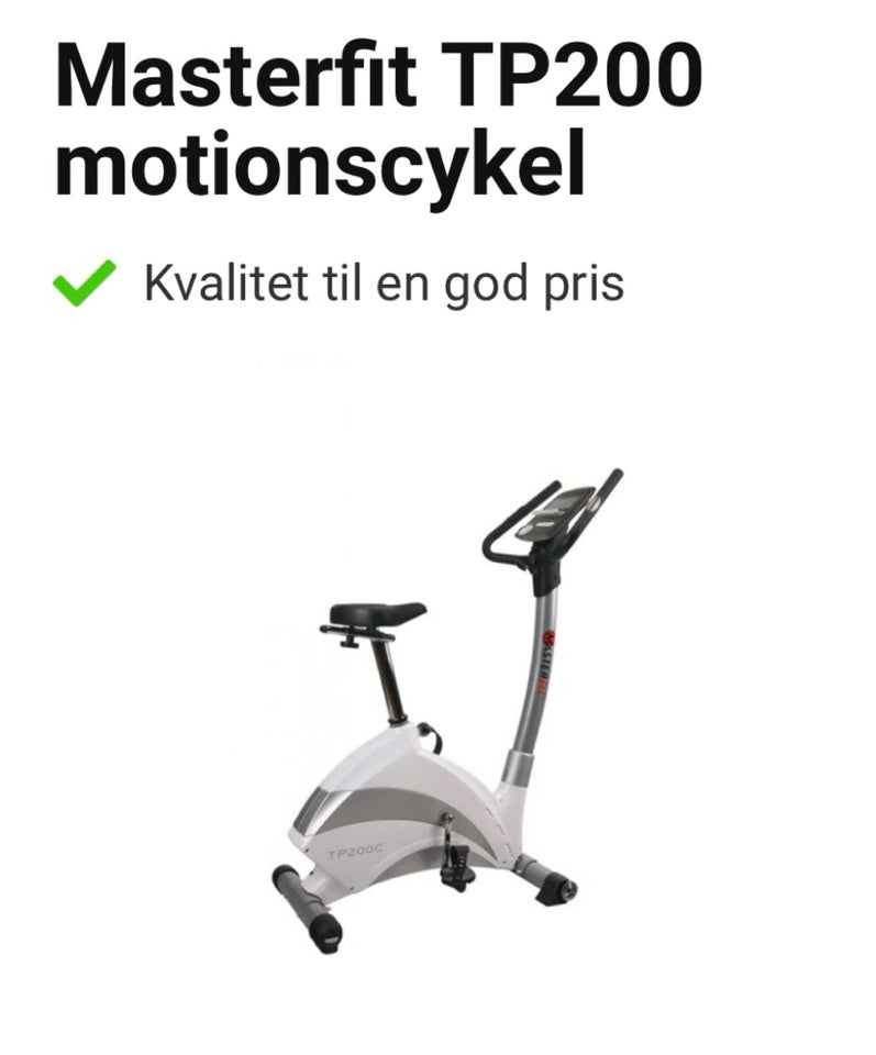 God stabil motionscykel