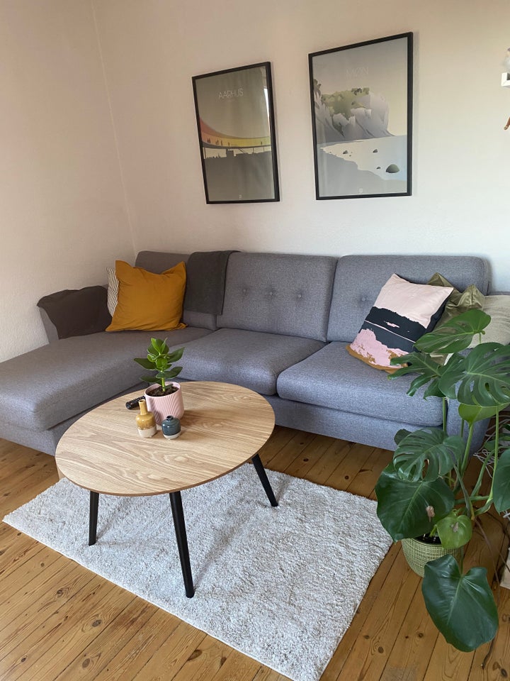 3 personers chaiselong sofa