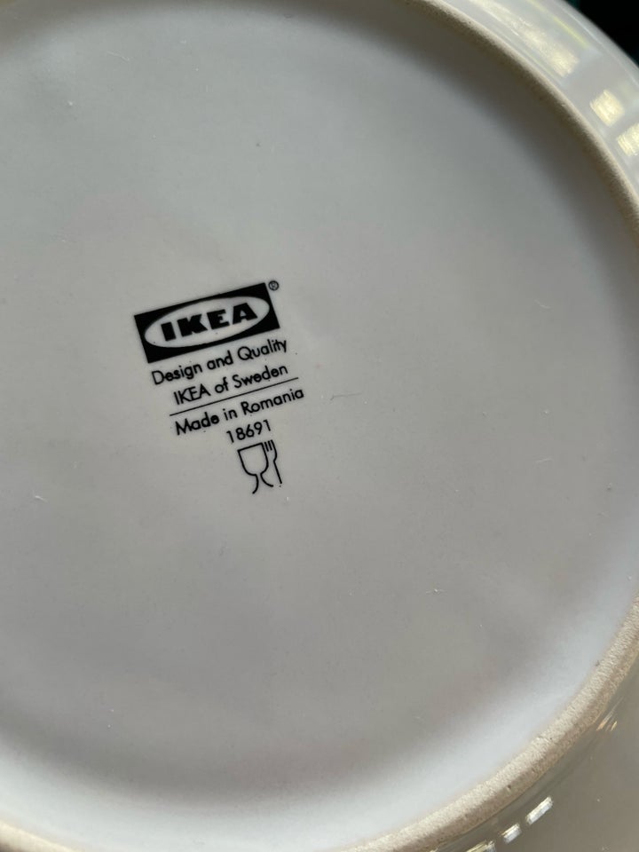 Porcelæn, Ikea tallerkner, Ikea