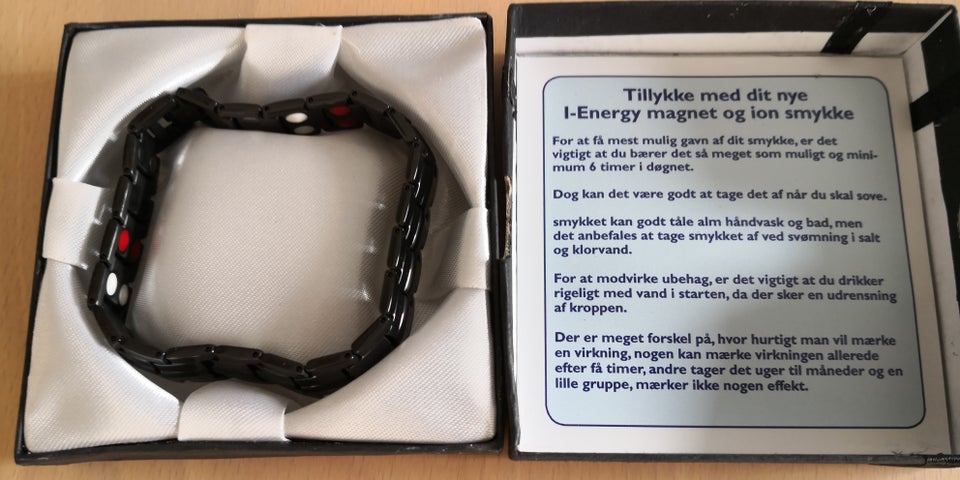 Armbånd, titanium, I-Energy