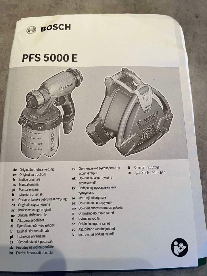 Sprøjtepistol , Bosch PFS 5000E