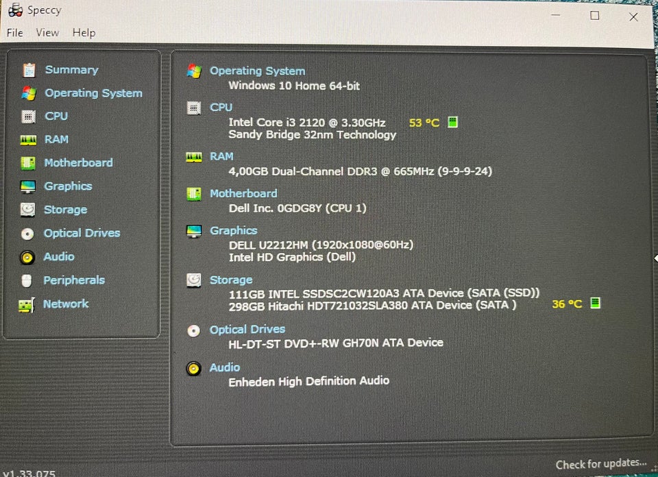 Dell, Vostro i3-2120, 3,3 Ghz