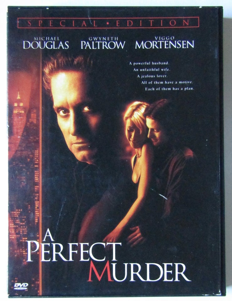 A Perfect Murder, DVD, thriller