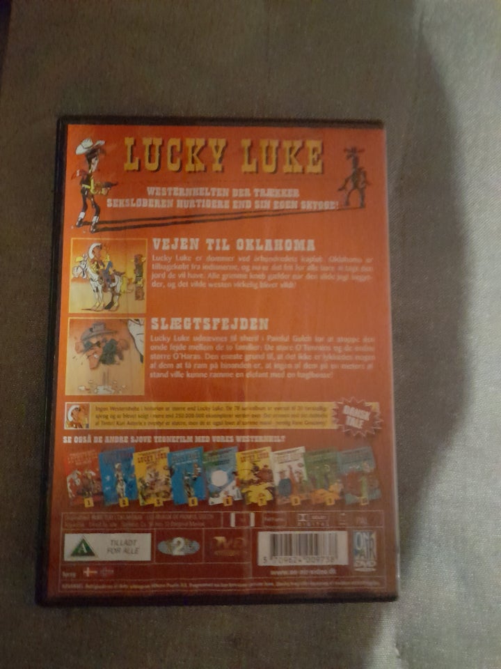 Lucky Luke vejen til oklahoma DVD