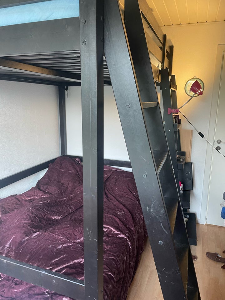 Loftsseng, Ikea, b: 120 l: 200 h: 184