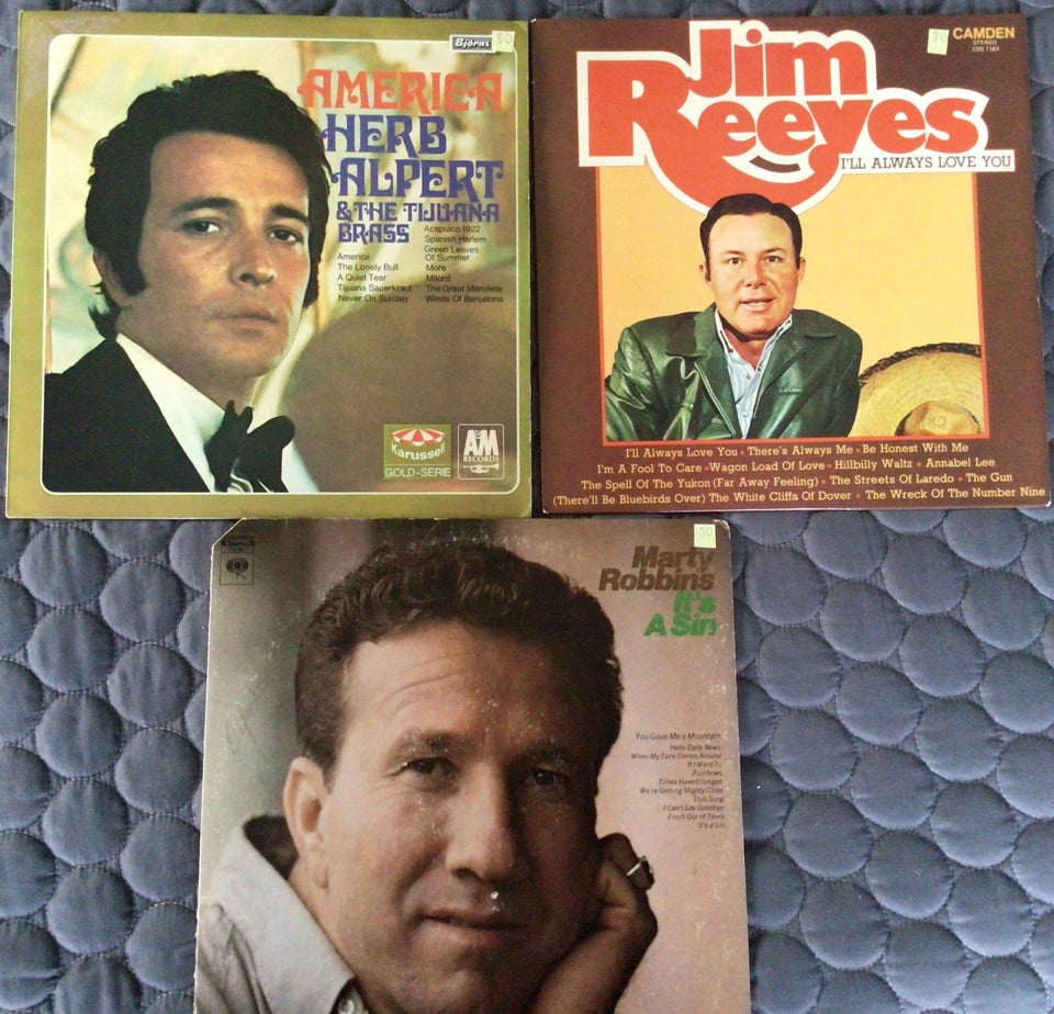 LP, LOT 6 Lp erPaul Anka, Jim Reeves