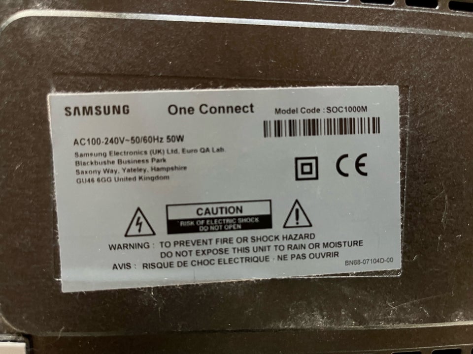 One Connect box, Samsung, God