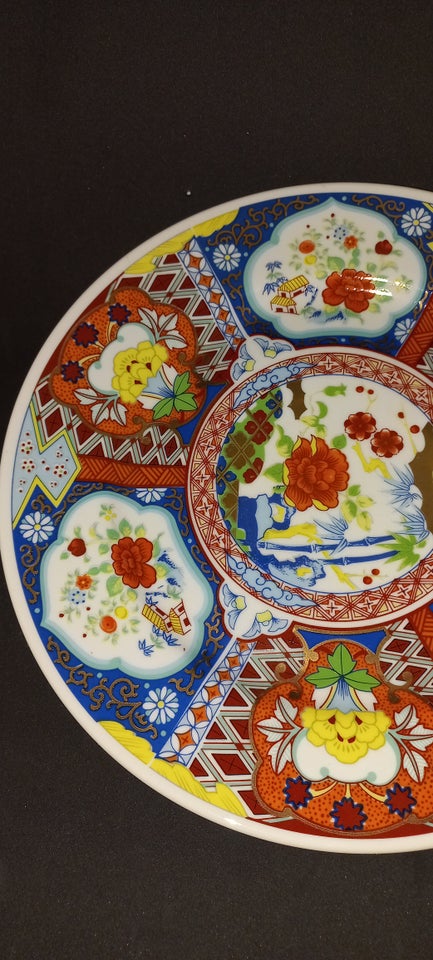 Porcelæn Platte Imari Japansk