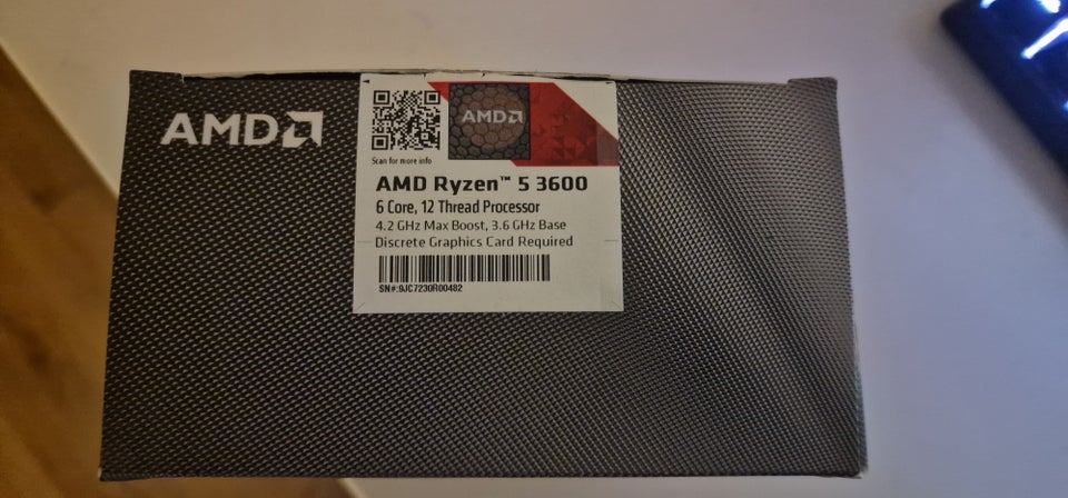 CPU, AMD, Ryzen 5 3600