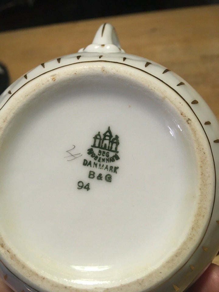 Porcelæn Sukkerskål og