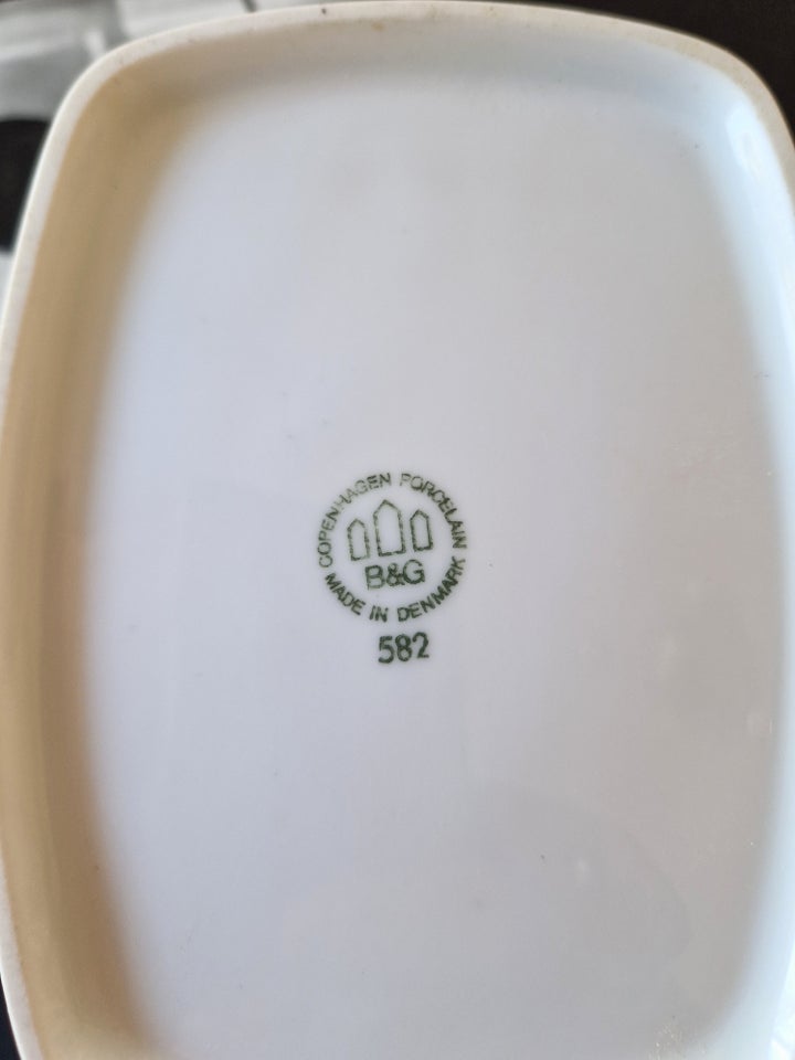 Porcelæn Smørboks Bing og