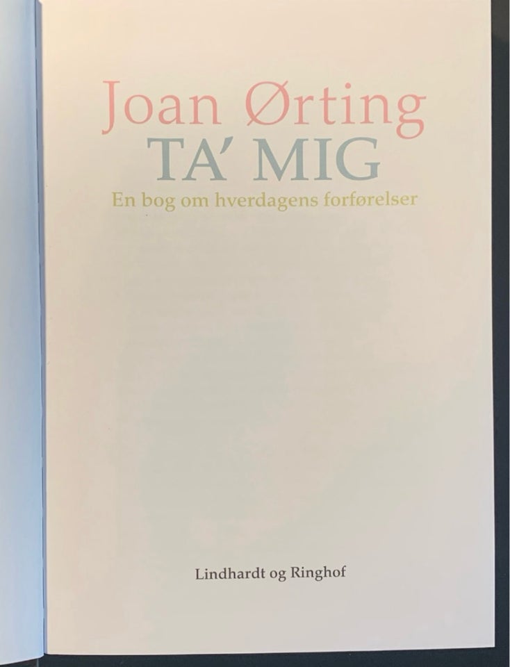 Ta’ Mig - En bog om hverdagens