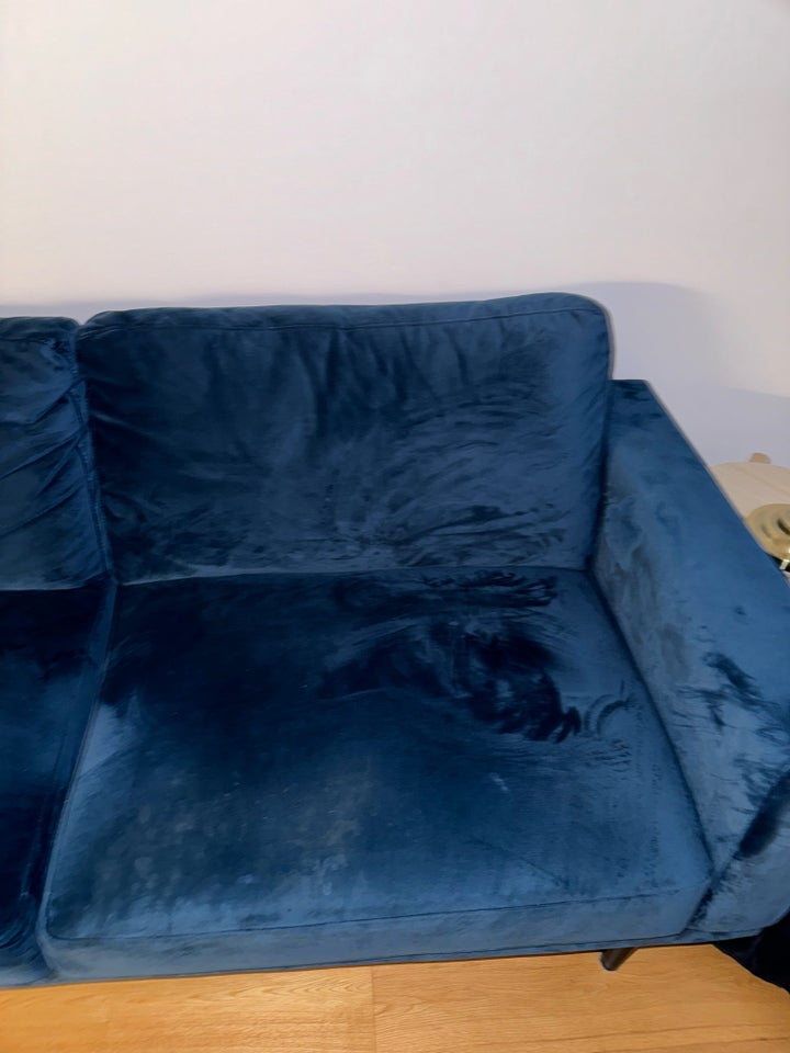 Sofa, velour, 3 pers.