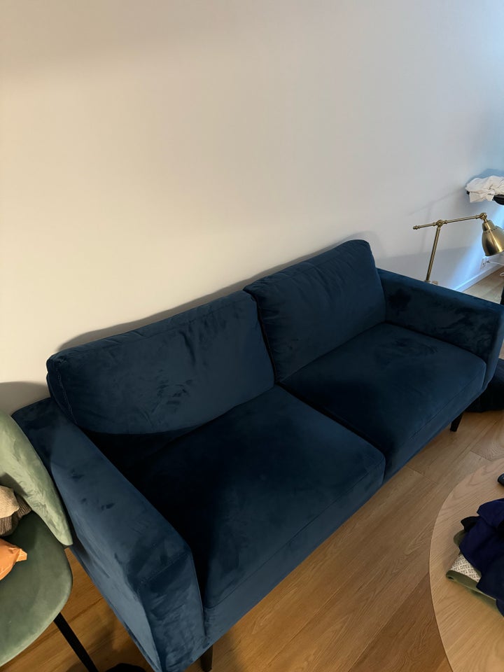 Sofa, velour, 3 pers.