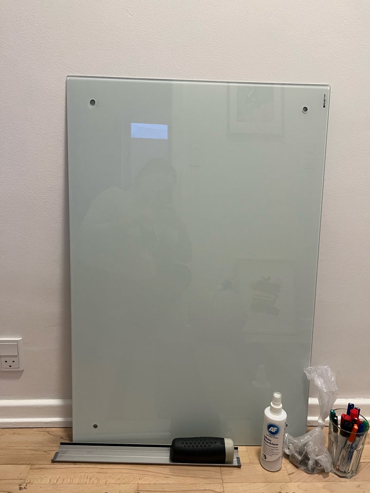 Glas whiteboard tavle 60x90 cm