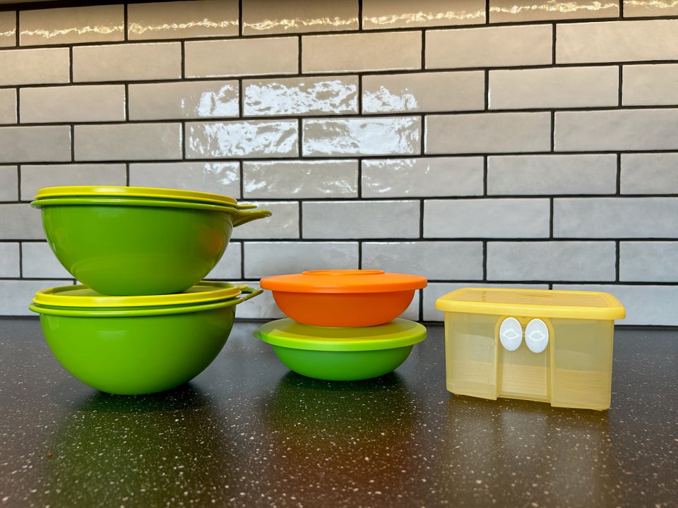 6 x bøtter  Tupperware