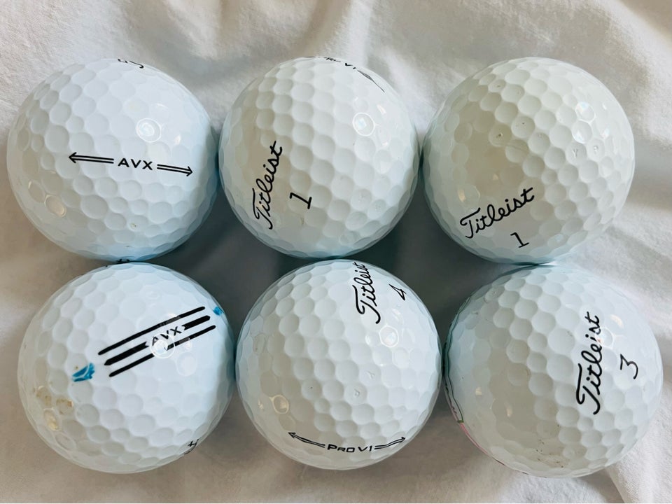 Golfbolde, 4 Titleist ProV1 + 2