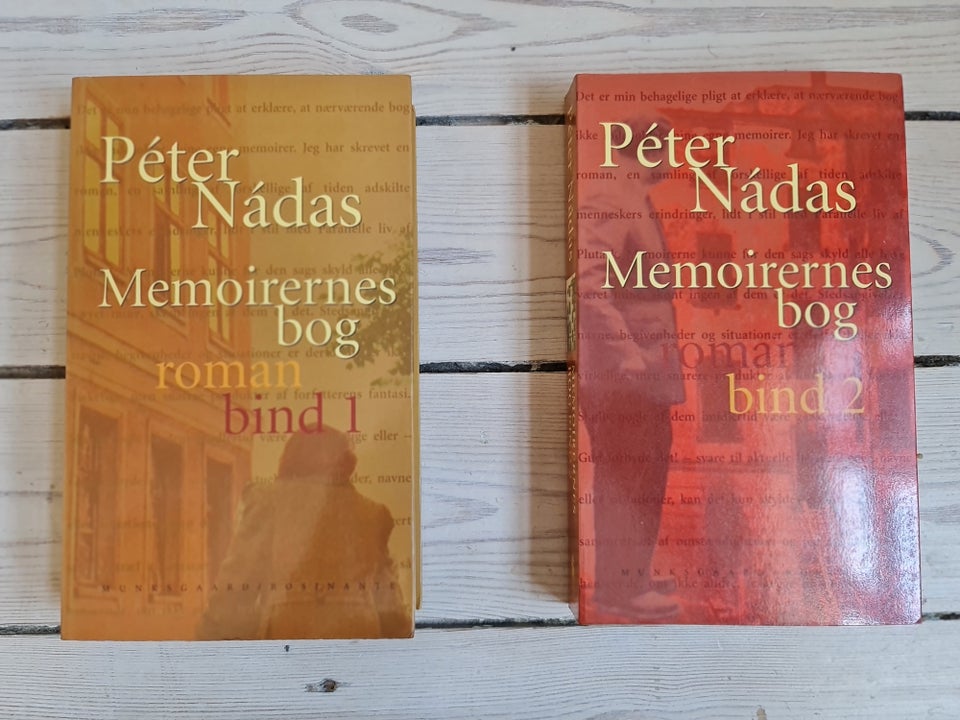 Memoirernes bog bind 1 og 2 Peter