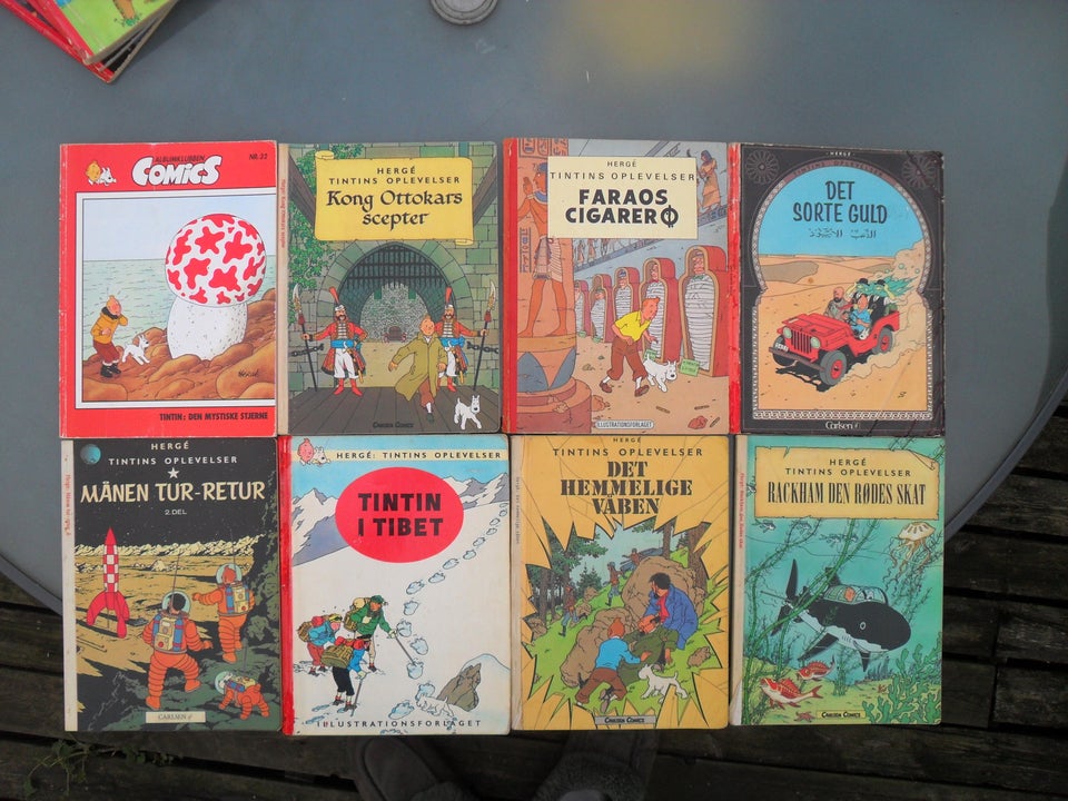 TINTIN 13 STK., HERGE, Tegneserie