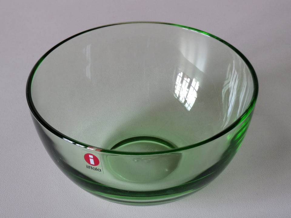 Glas Grøn glasskål Iittala