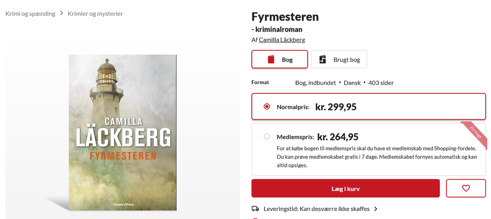 Fyrmesteren, Camilla Lackberg,