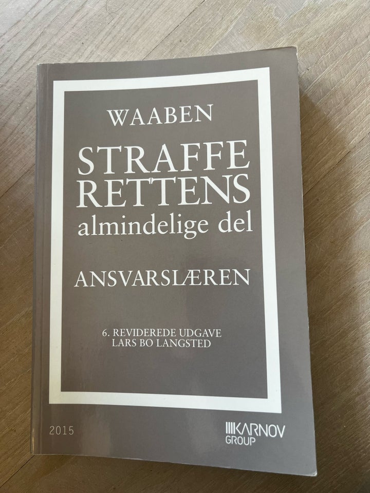 Strafferettens almindelige del