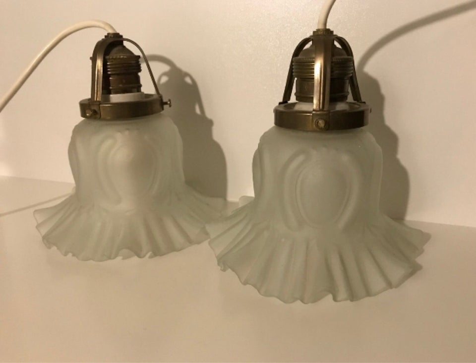 Anden loftslampe, Glas / Messing /