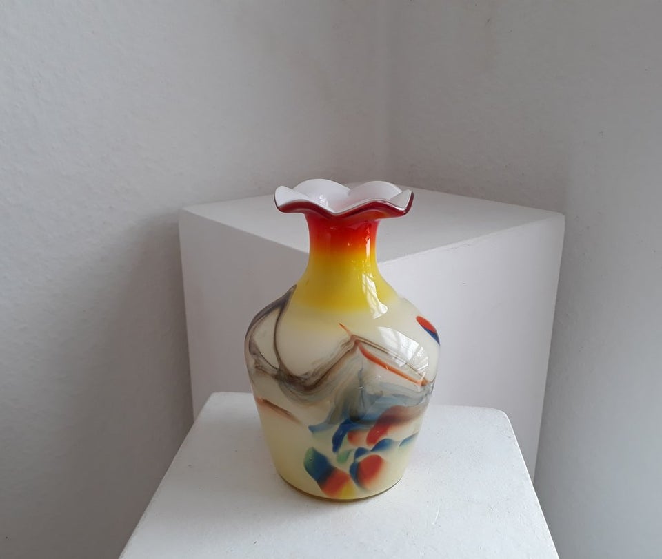 Vase Glas, Glasvase, Blomster