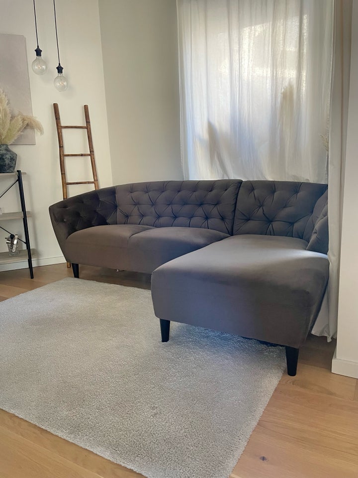 Sofa, velour, 3 pers.