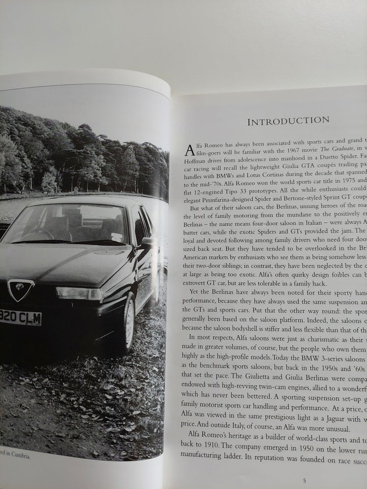 ALFA ROMEO sporting saloons John