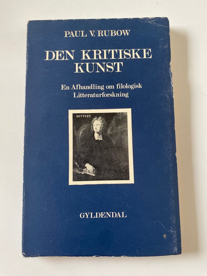 Den kritiske kunst, Paul V. Rubow,