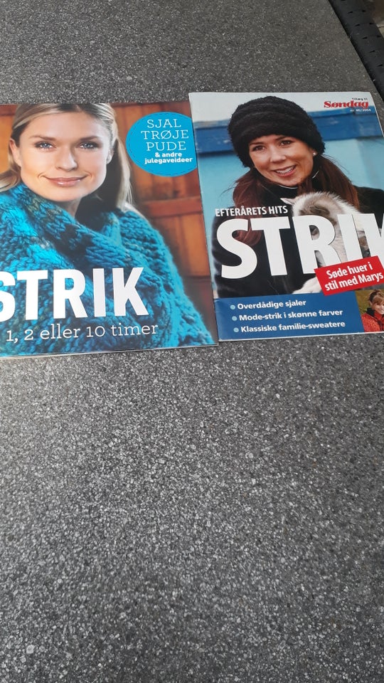 Strikkeopskrift 2 x strik