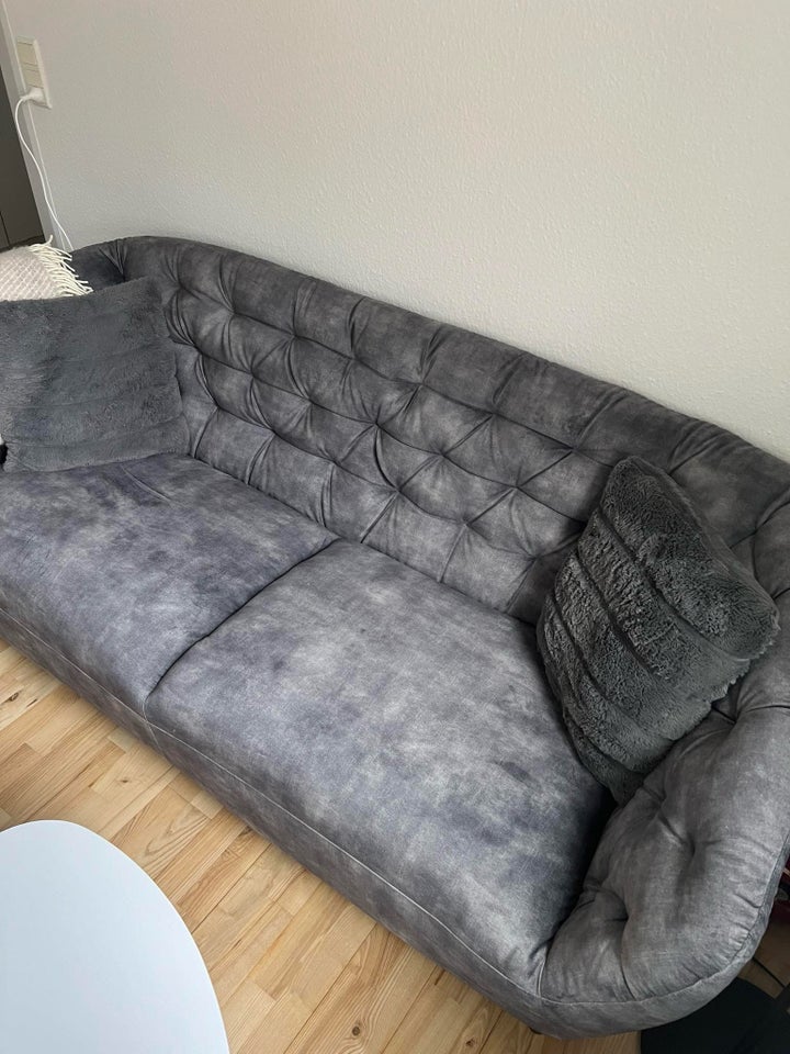 Sofa fløjl 3 pers