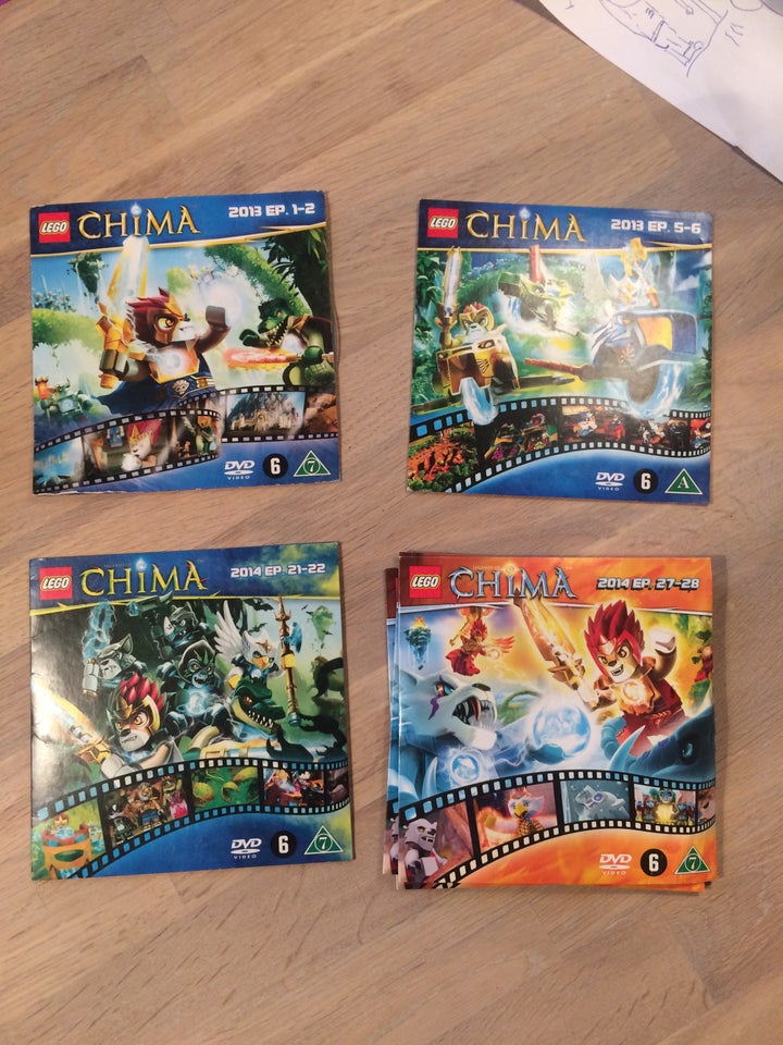 Lego Chima, DVD, tegnefilm