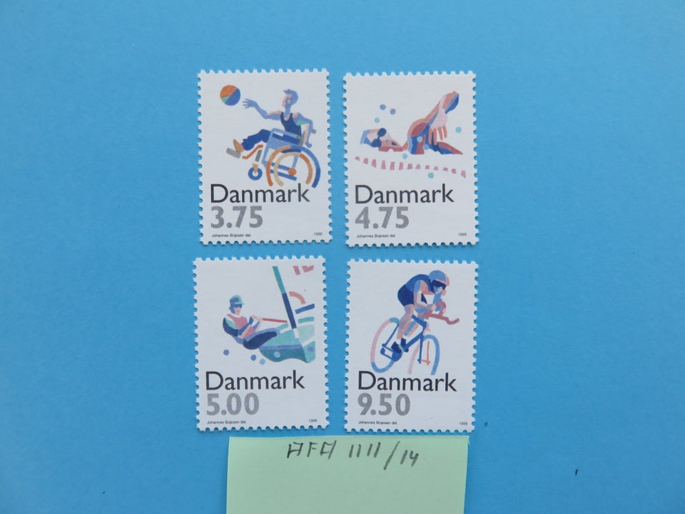 Danmark, postfrisk, AFA 1111/14